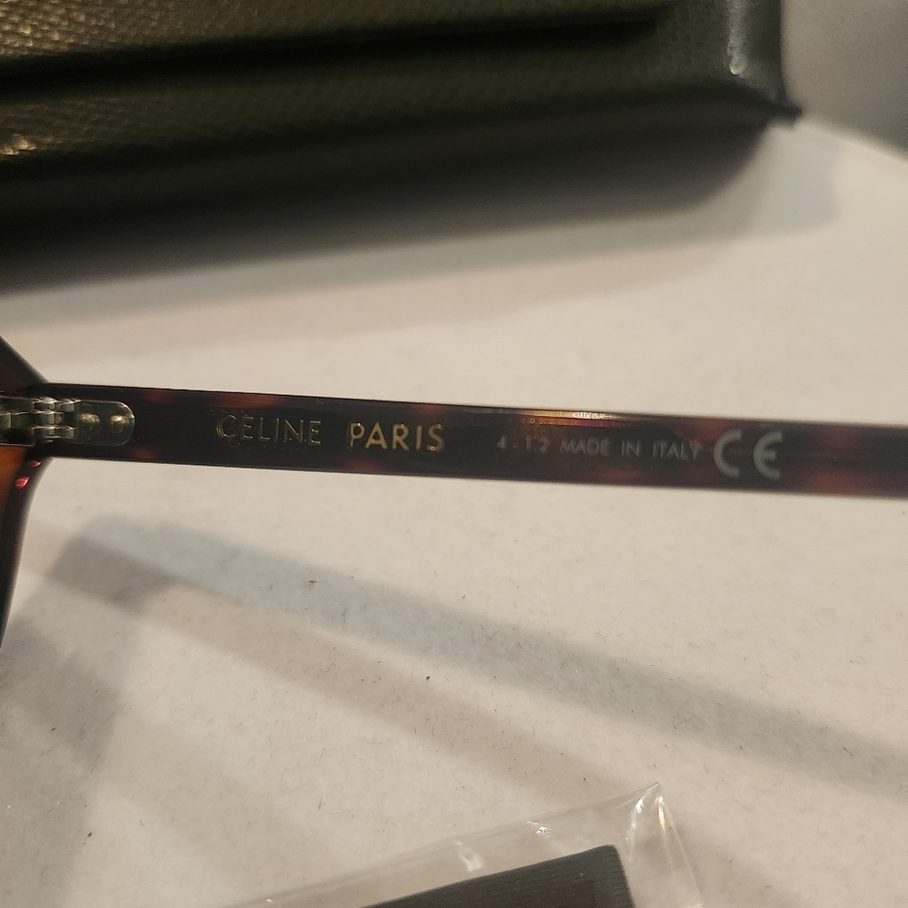 Celine CL4020IU 52B Round Havanna Sunglasses - Picture 3 of 5